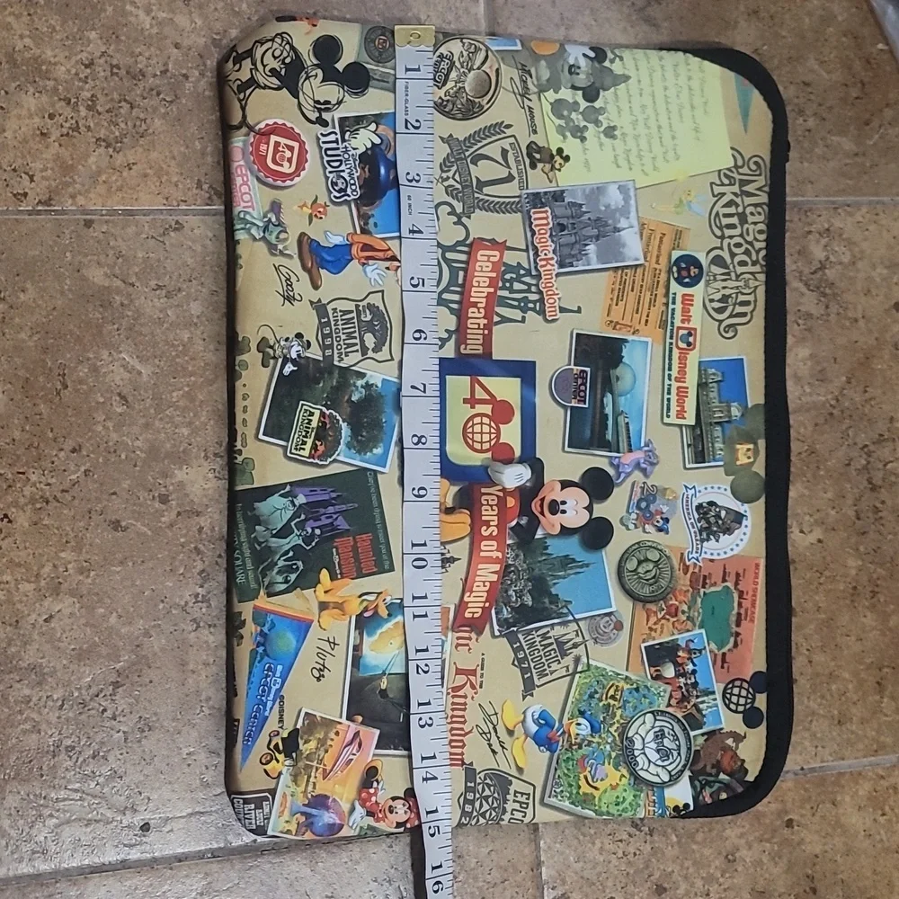 Disney parks 40th anniversary laptop Computer cover bag mickey mouse